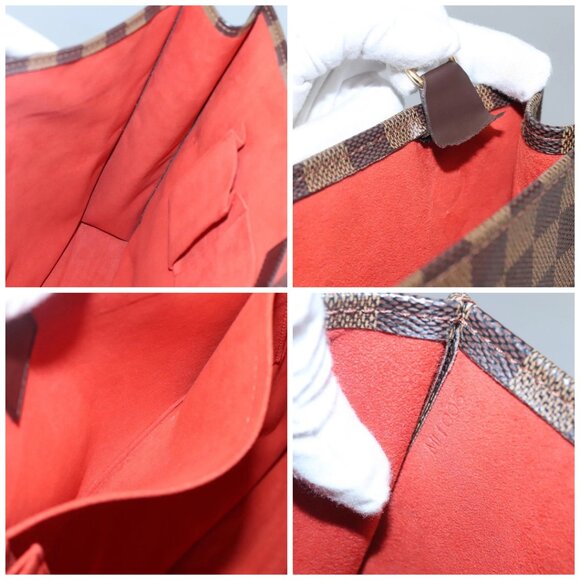 LOUIS VUITTON Damier Ebene Sac Plat Hand Bag - Picture 14 of 15